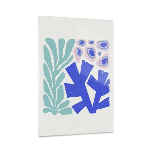 Glasbild - Bild auf glas - Unterwassergarten - 70x100 cm