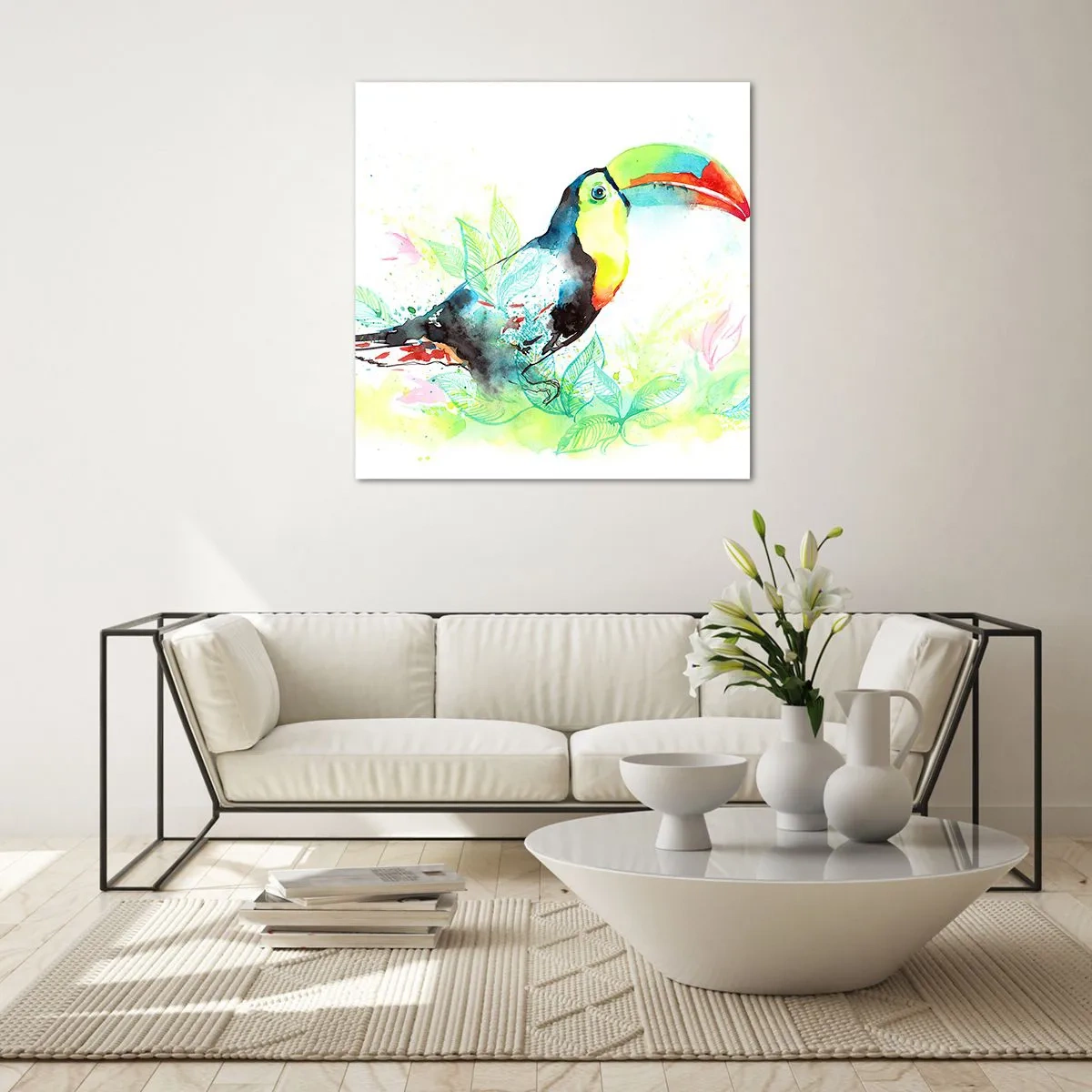 Glasbild - Bild auf glas - So bunt wie Südamerika - 50x50 cm