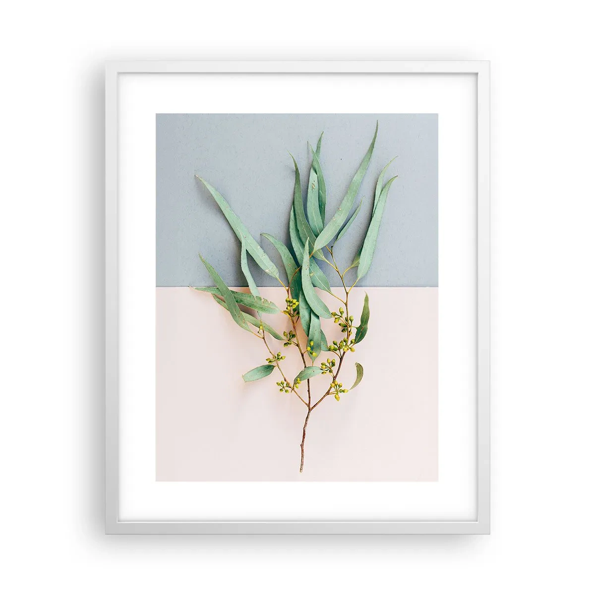Poster in einem weißen Rahmen - Pastellige Subtilität - 40x50 cm