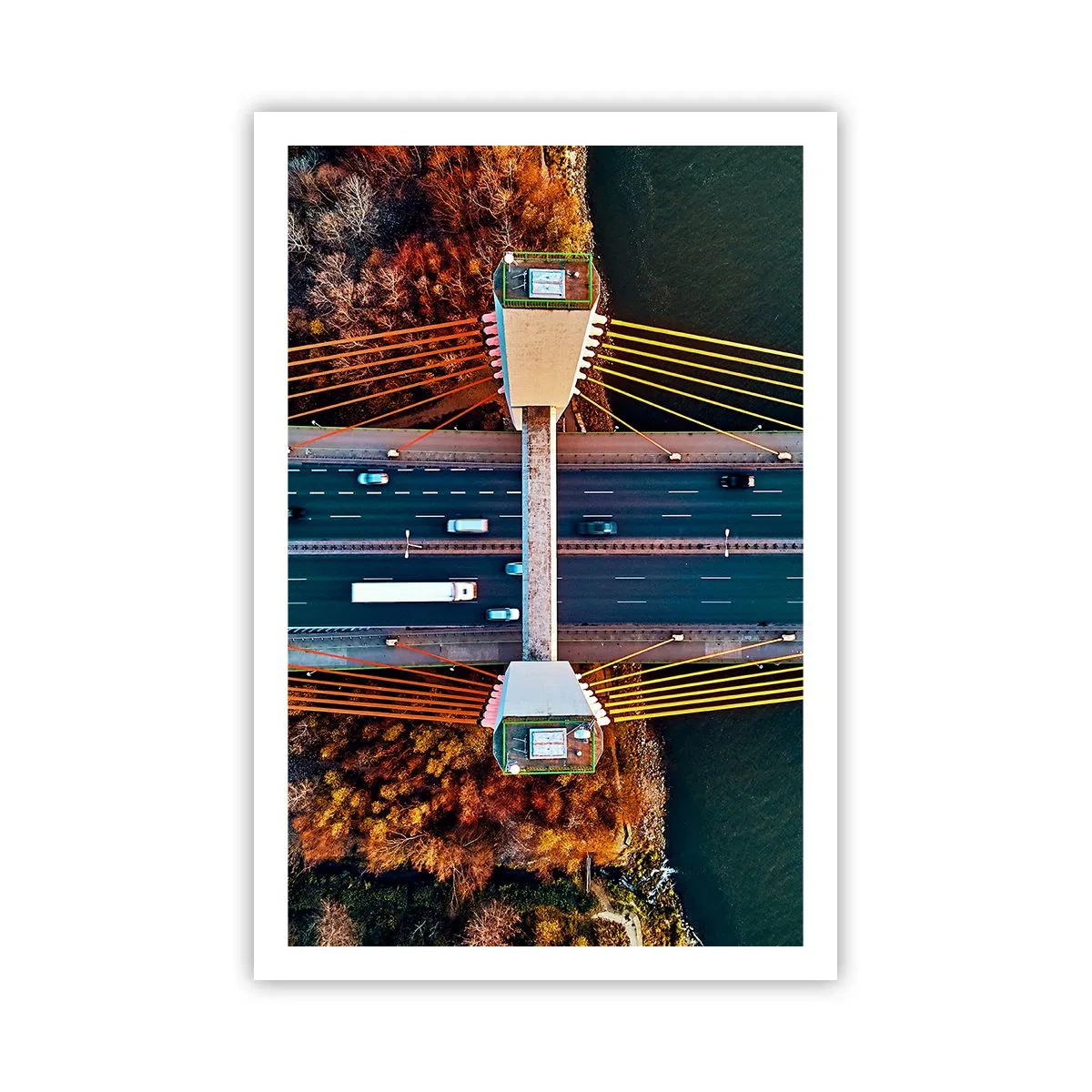 Poster - Jenseits der Gewässer, jenseits der Wälder - 61x91 cm