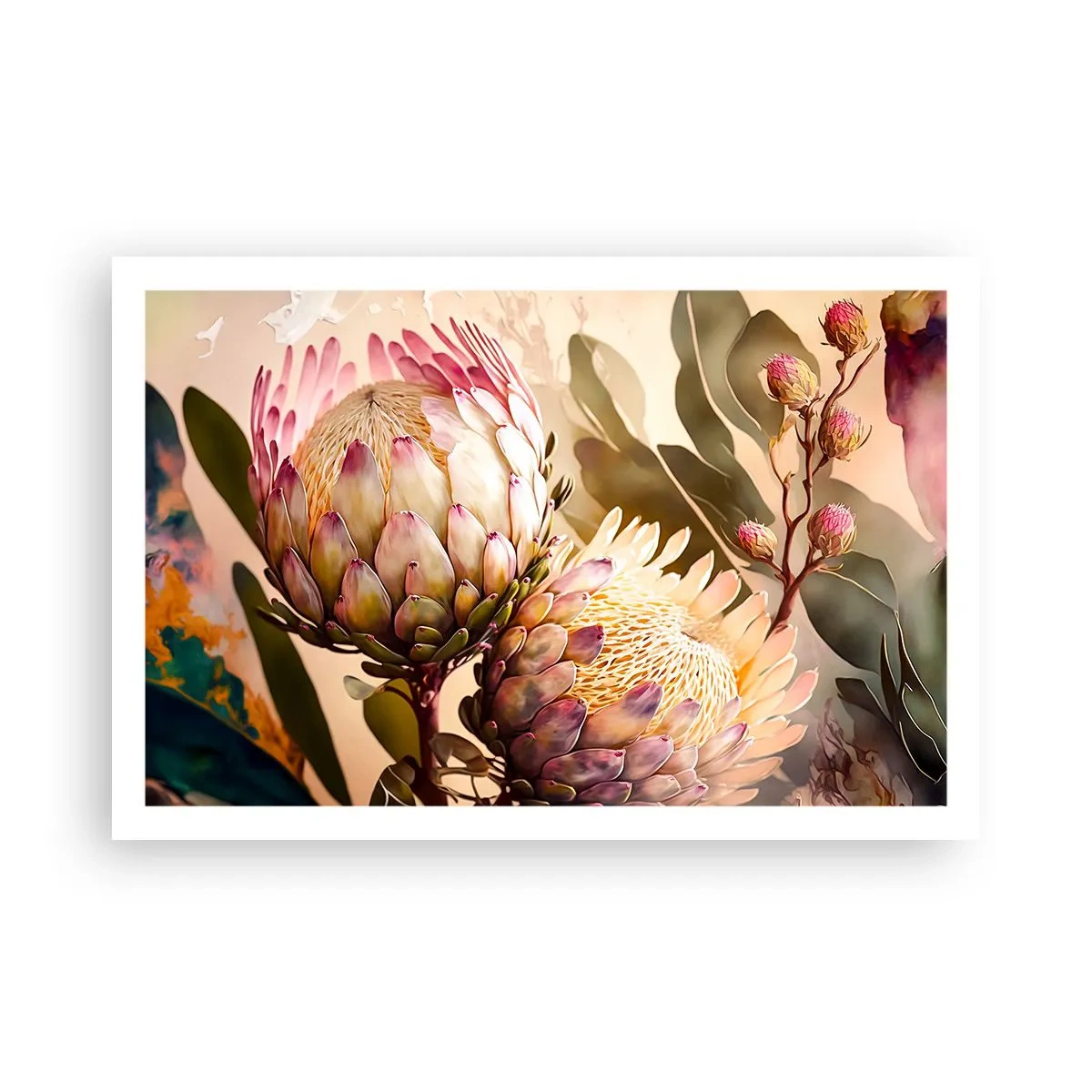 Poster - Zärtlich umarmt - 91x61 cm