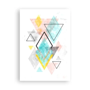 Poster - Geometrisches Spiel - 70x100 cm