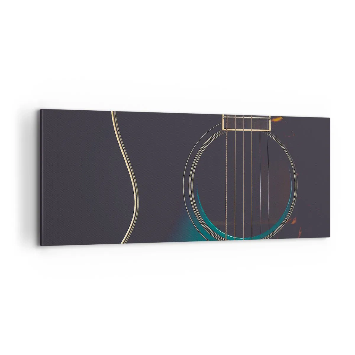 Bild auf Leinwand - Leinwandbild - Einen Moment bevor es ertönt - 100x40 cm