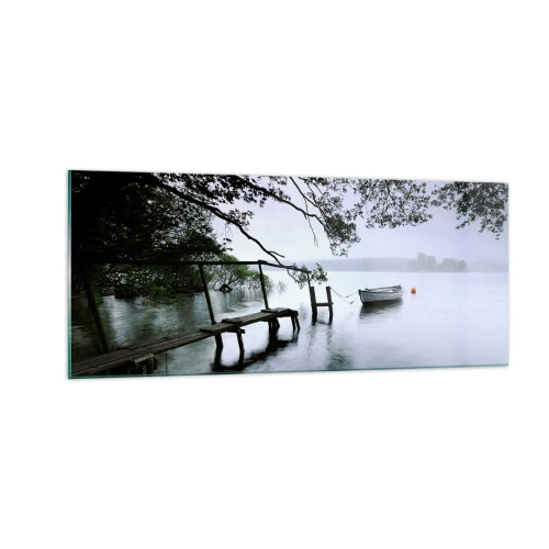 Glasbild - Bild auf glas - Du ruhst dich schon aus - 100x40 cm