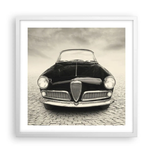 Poster in einem weißen Rahmen - Man muss mich einfach lieben - 50x50 cm
