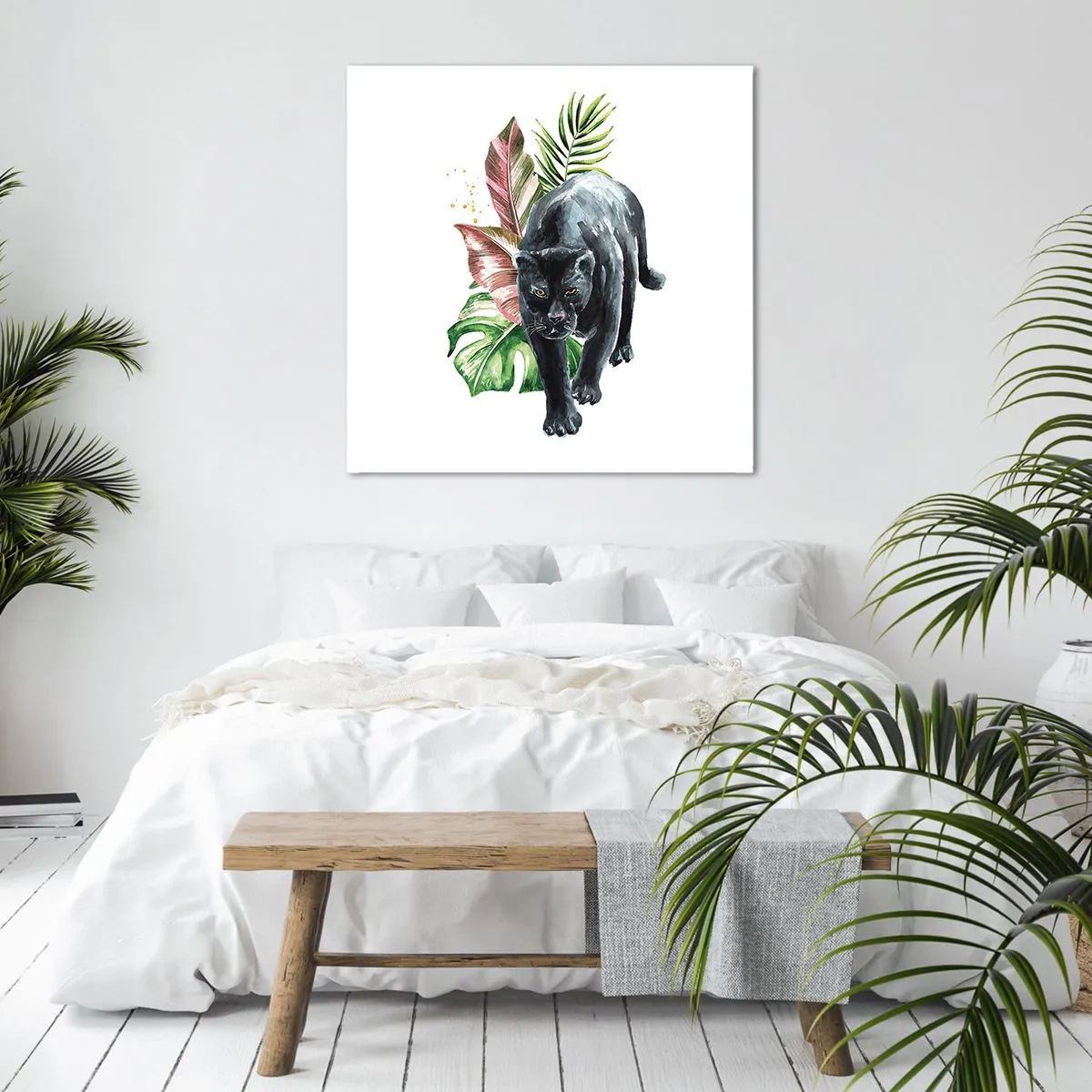 Bild auf Leinwand - Leinwandbild - Wildheit des Herzens - 70x70 cm