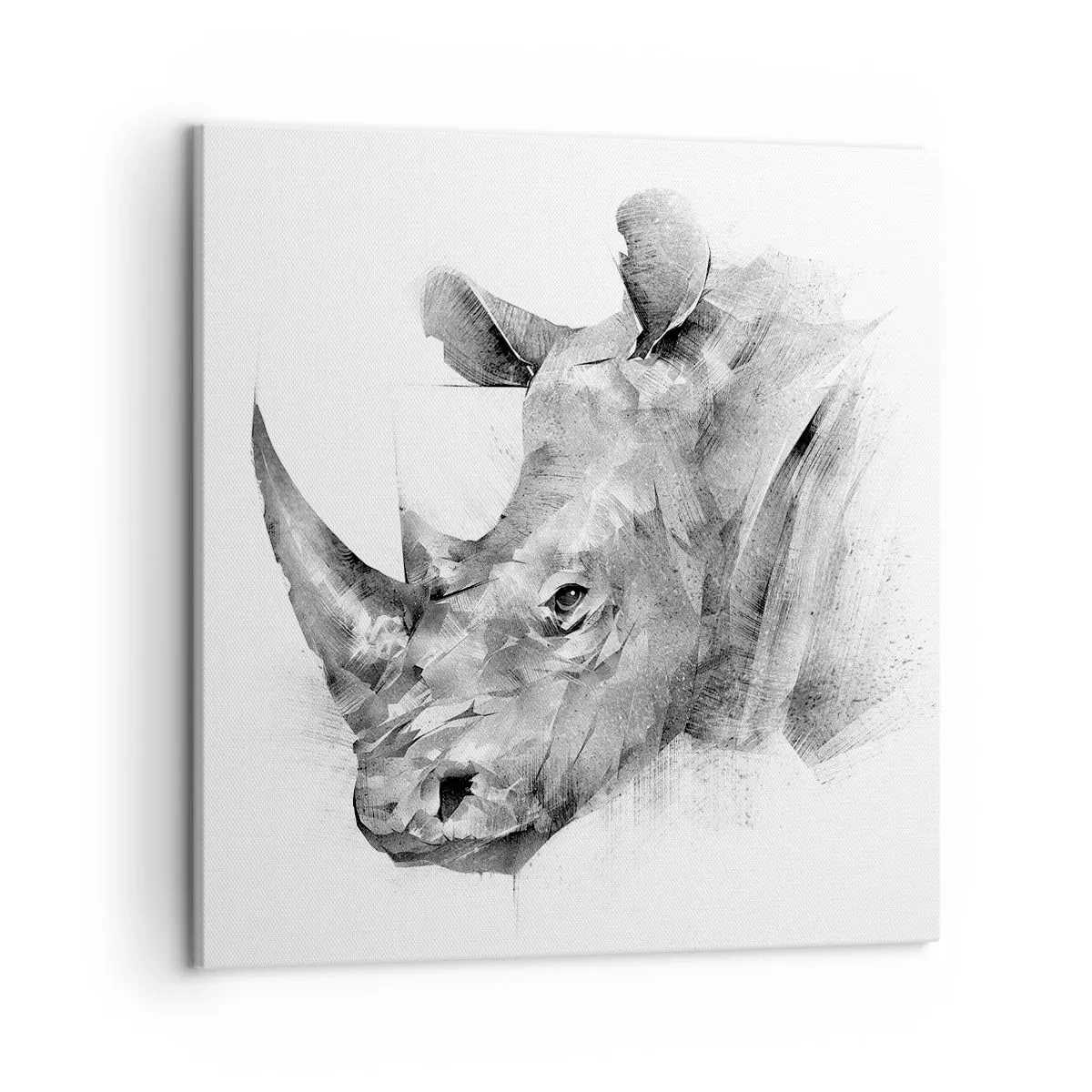 Bild auf Leinwand - Leinwandbild - Afrikanisches Porträt - 50x50 cm