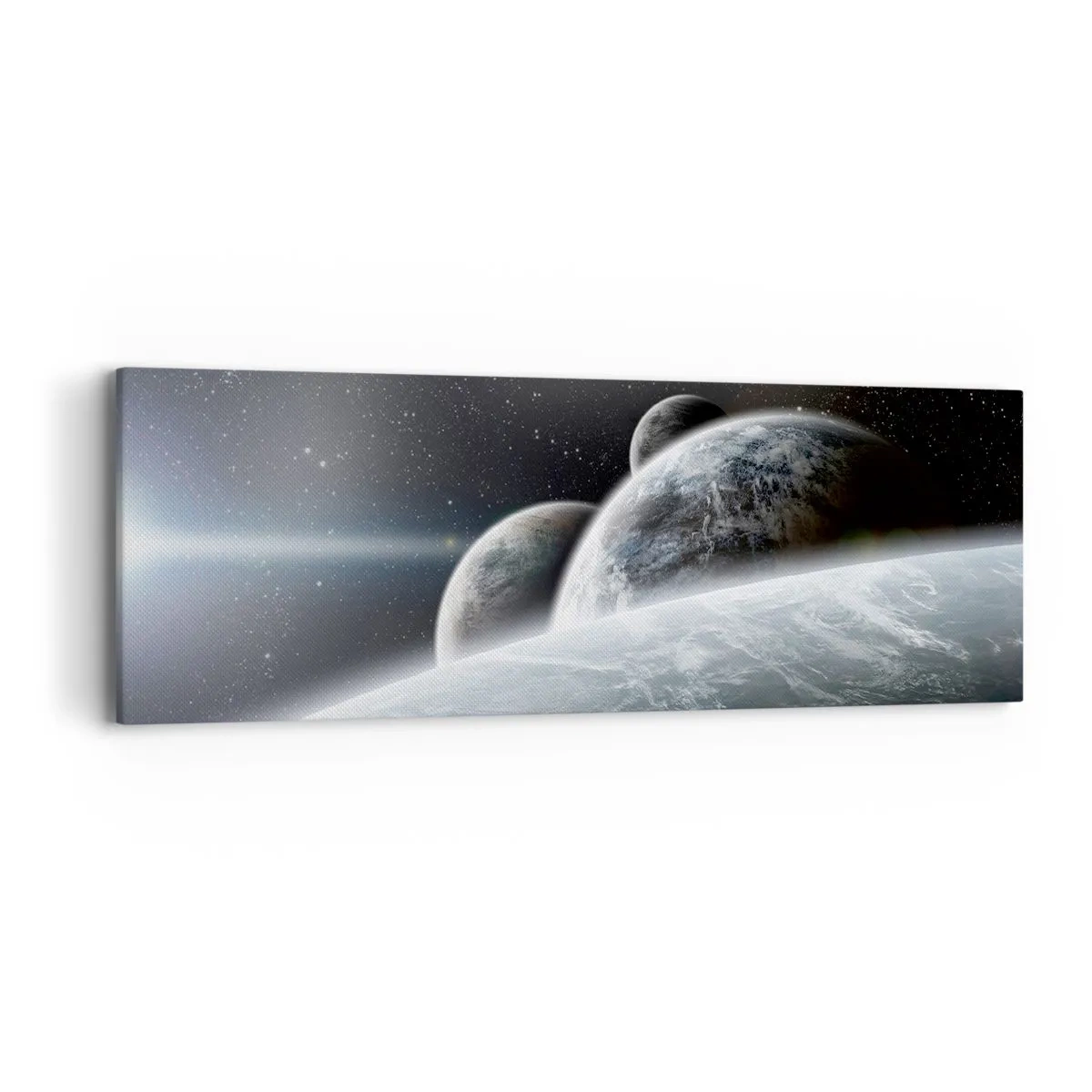 Bild auf Leinwand - Leinwandbild - Kosmische Musik der Sphären - 90x30 cm
