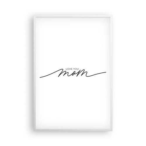 Poster in einem weißen Rahmen - Große Emotionen - 61x91 cm