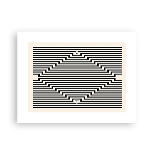 Poster - Geometrische Illusion - 40x30 cm