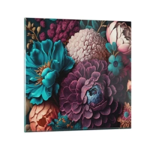 Glasbild - Bild auf glas - Natur in Hülle und Fülle - 70x70 cm