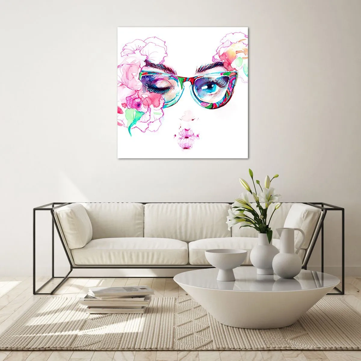 Glasbild - Bild auf glas - Ein verlockendes Versprechen - 60x60 cm