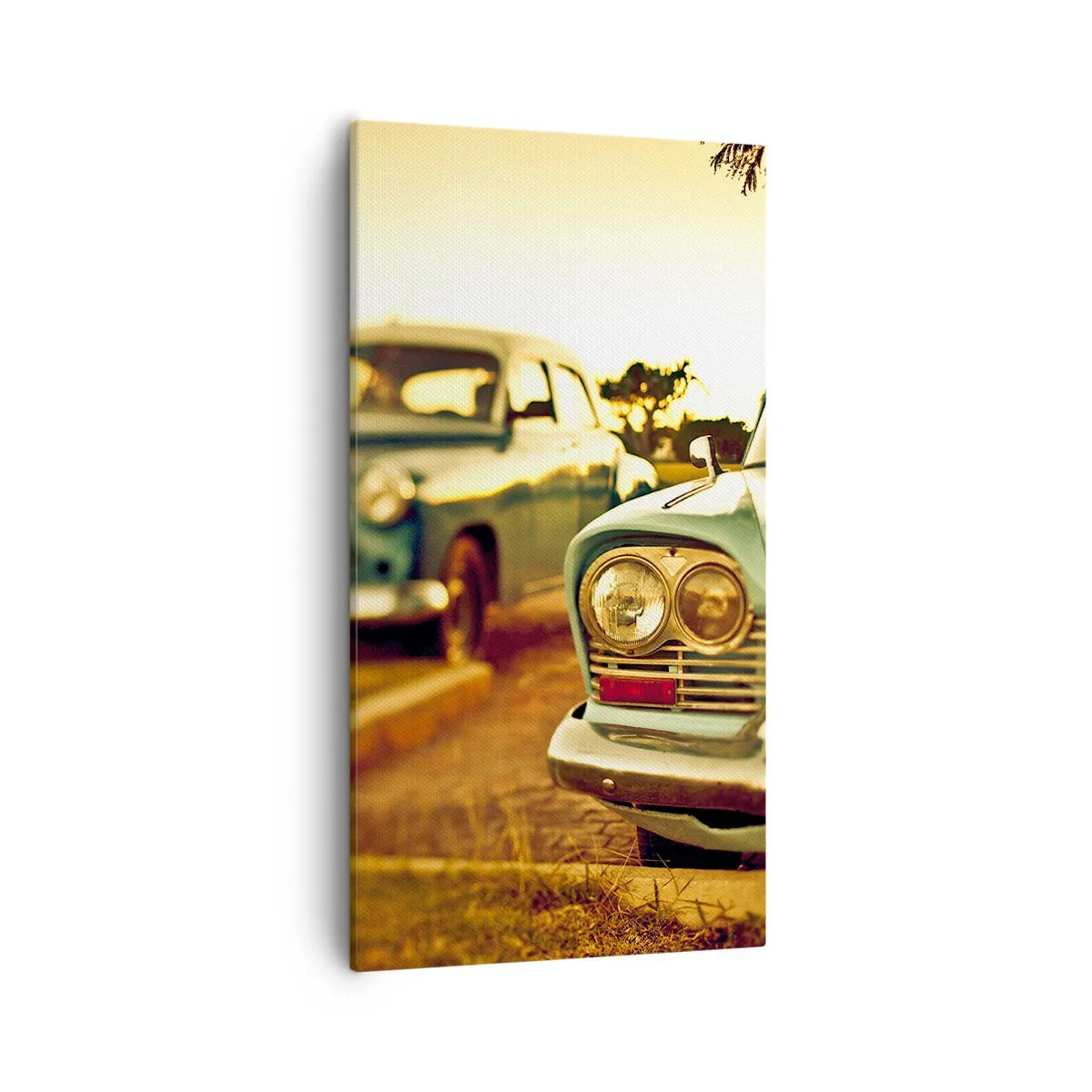 Bild auf Leinwand - Leinwandbild - Wir werden abwarten und sehen - 55x100 cm