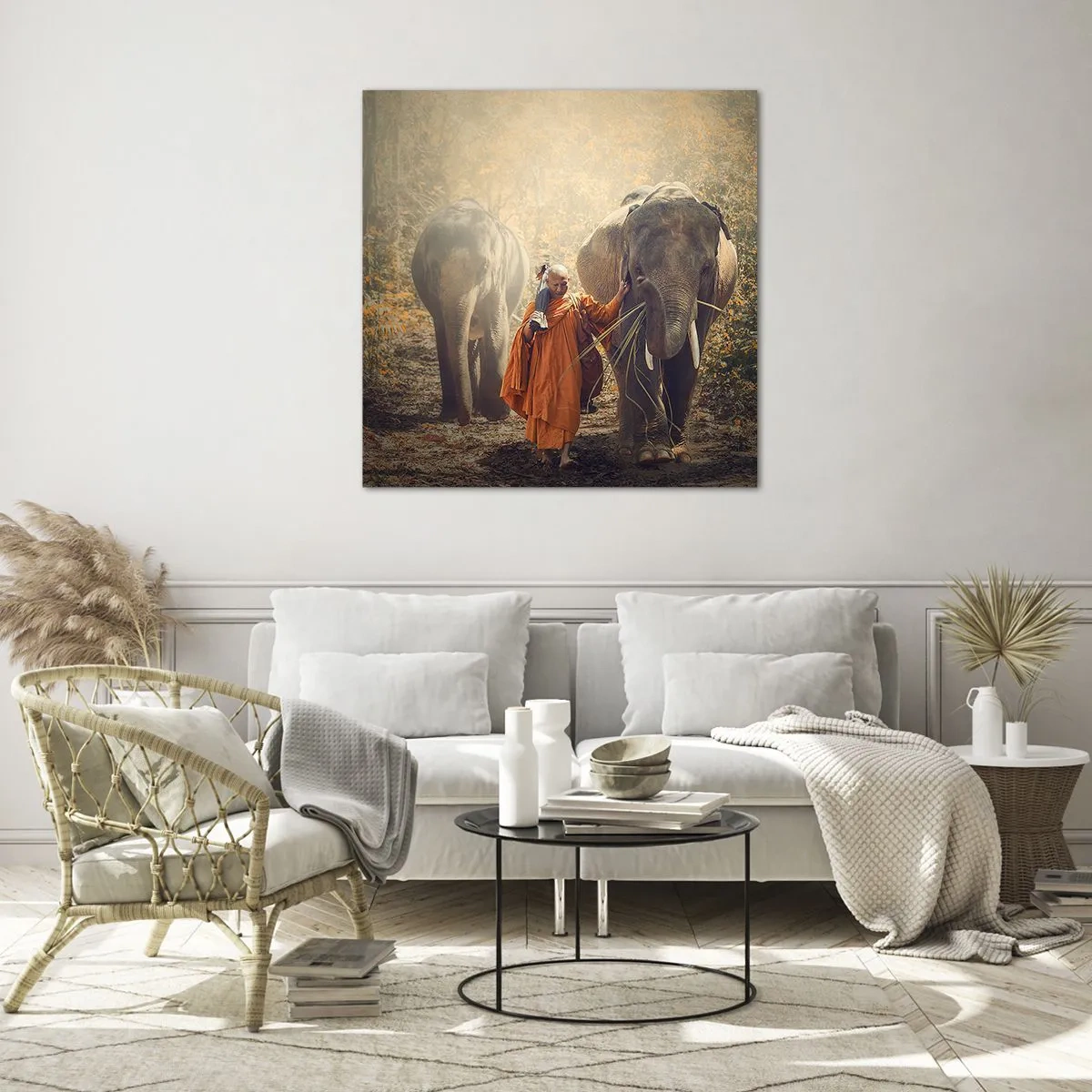 Glasbild - Bild auf glas - Volles Verständnis - 40x40 cm