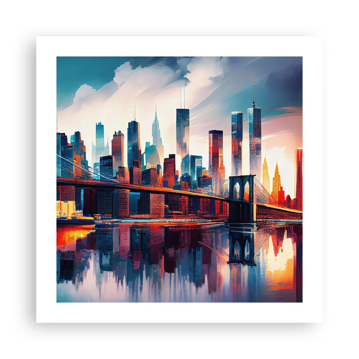Poster - Traumhaftes New York - 50x50 cm