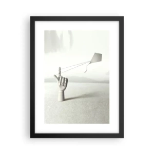 Poster in einem schwarzem Rahmen - Kraftprobe - 30x40 cm