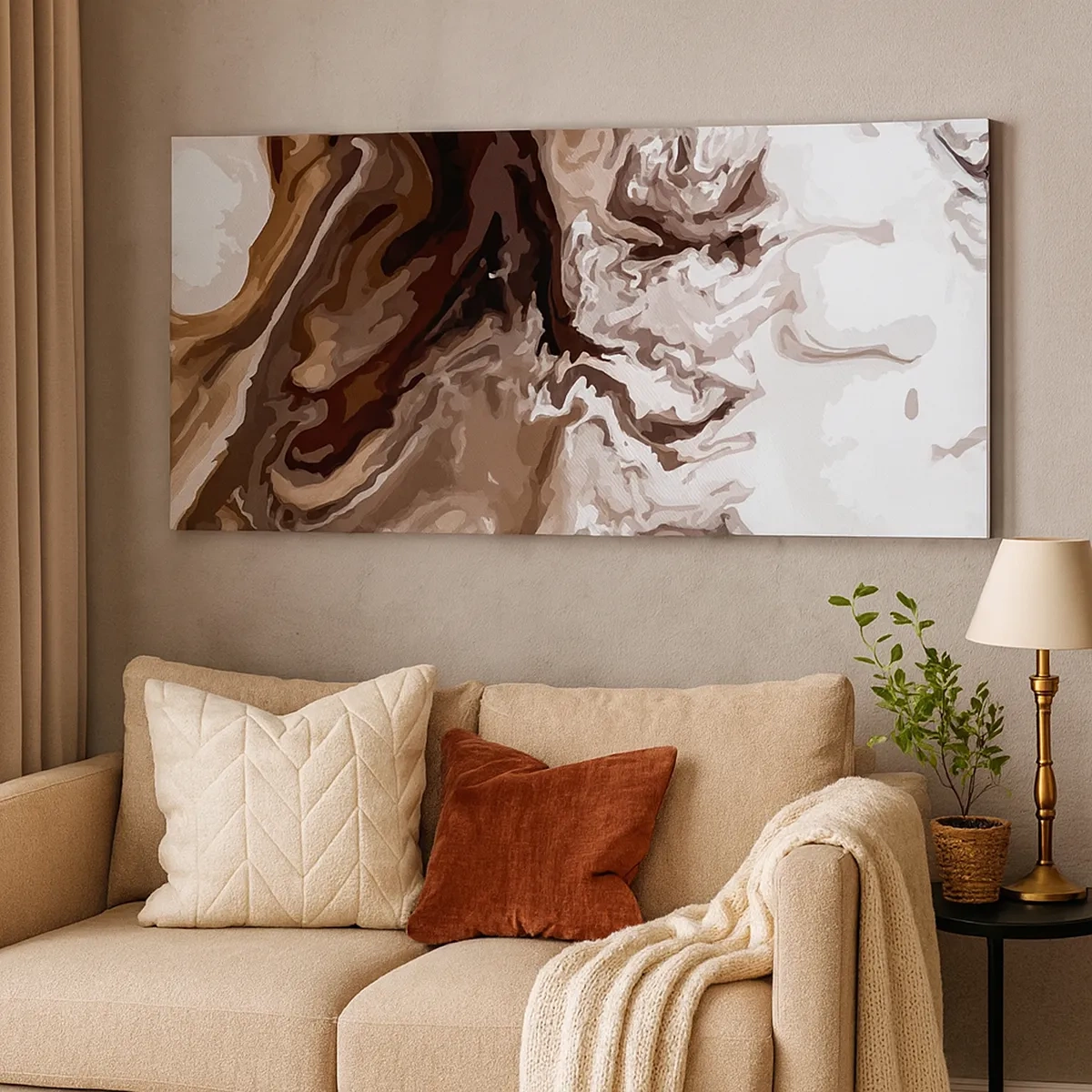 Bild auf Leinwand - Leinwandbild - Farbkontrast - 30x30 cm