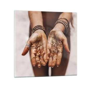 Glasbild - Bild auf glas - Ein Geschenk für dich - 30x30 cm