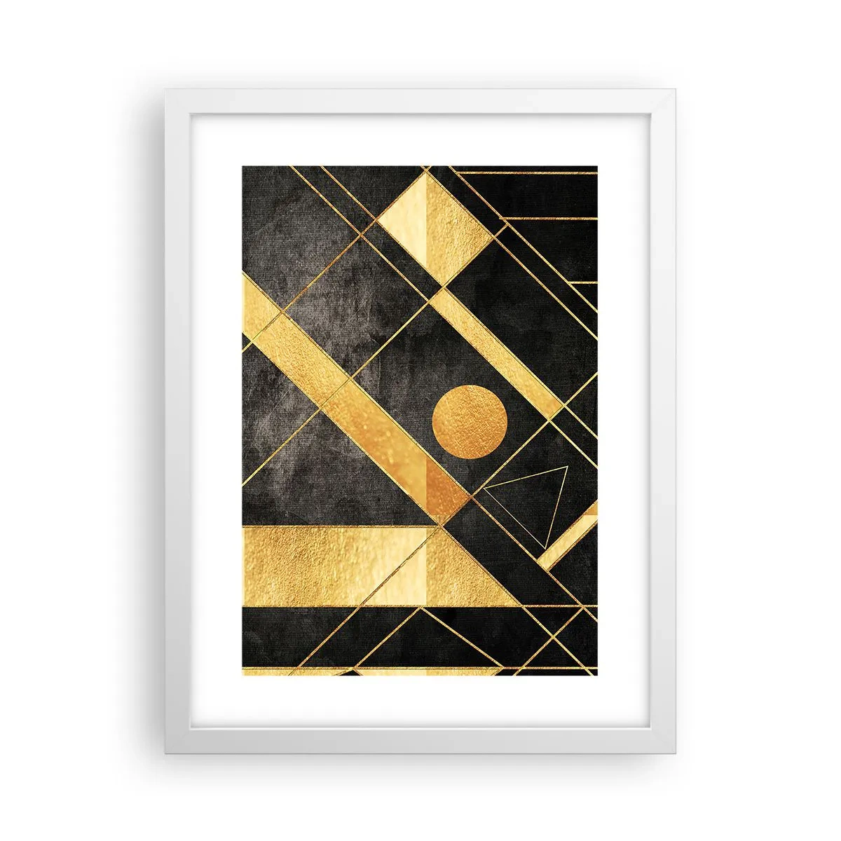 Poster in einem weißen Rahmen - Die Sonne der Wüste - 30x40 cm