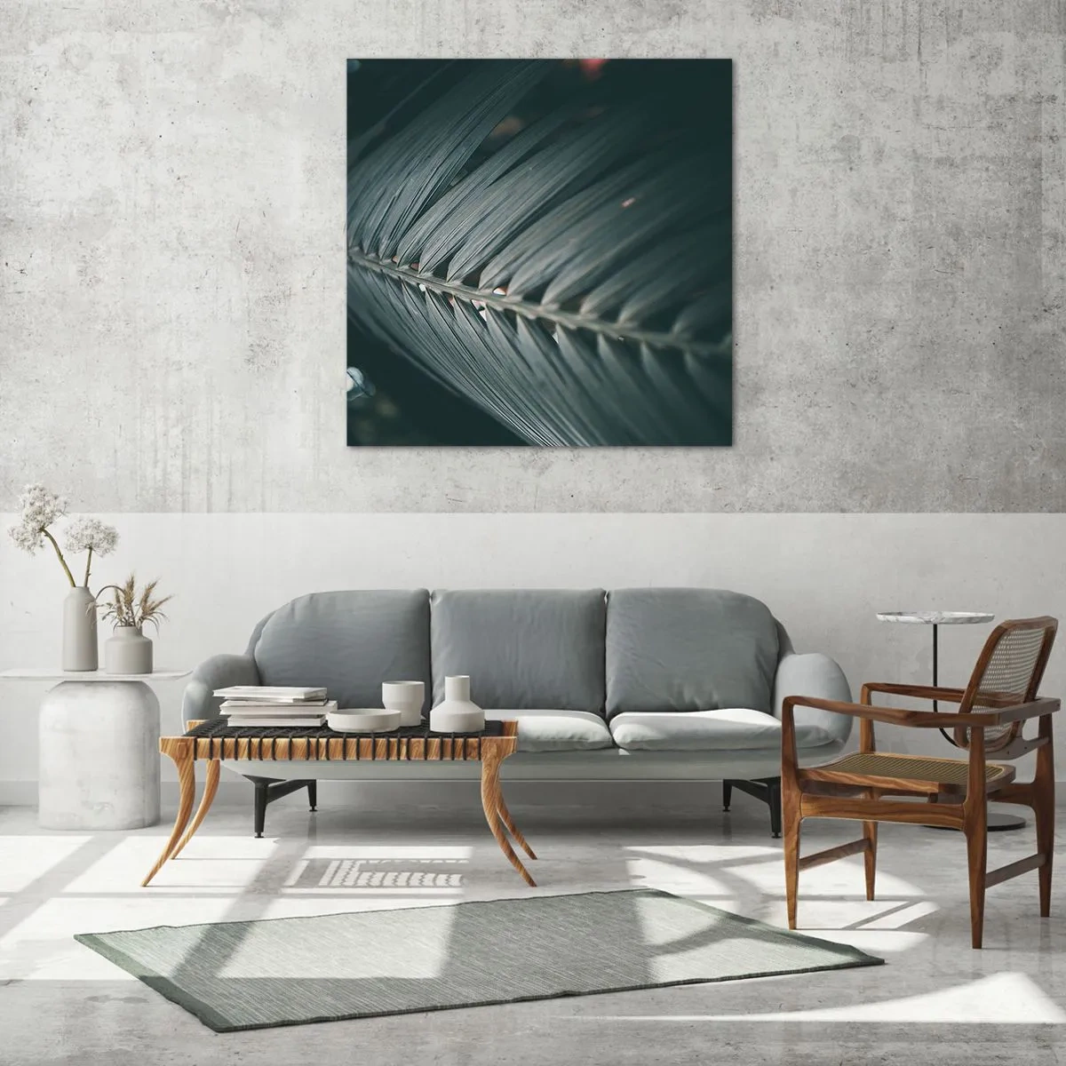 Glasbild - Bild auf glas - Die Präzision der Natur - 70x70 cm