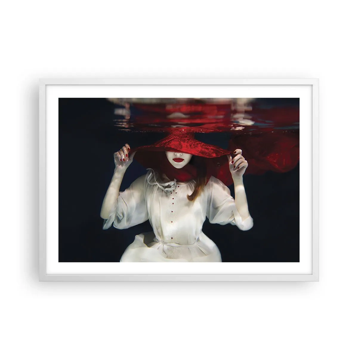 Poster in einem weißen Rahmen - Boshafte Göttin in der slawischen Mythologie - 70x50 cm