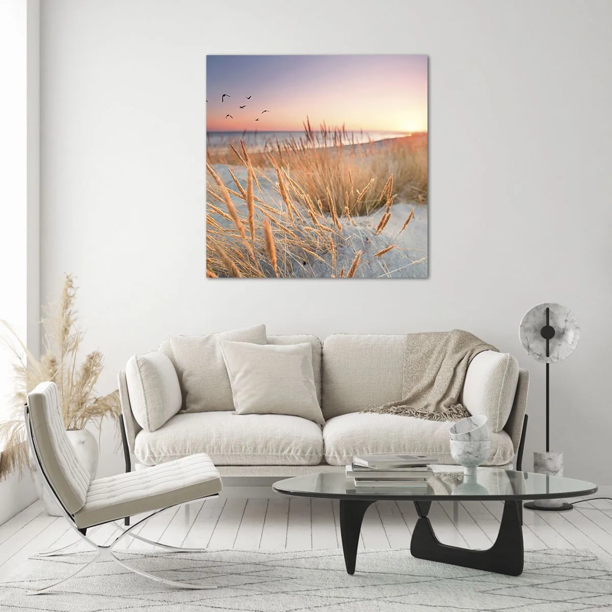 Glasbild - Bild auf glas - Das baltische Wiegenlied - 70x70 cm