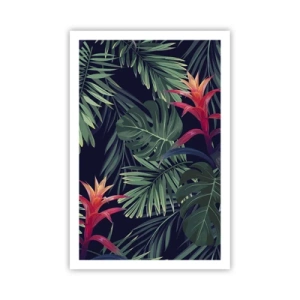 Poster - Im Grünen in Flammen gehen - 61x91 cm