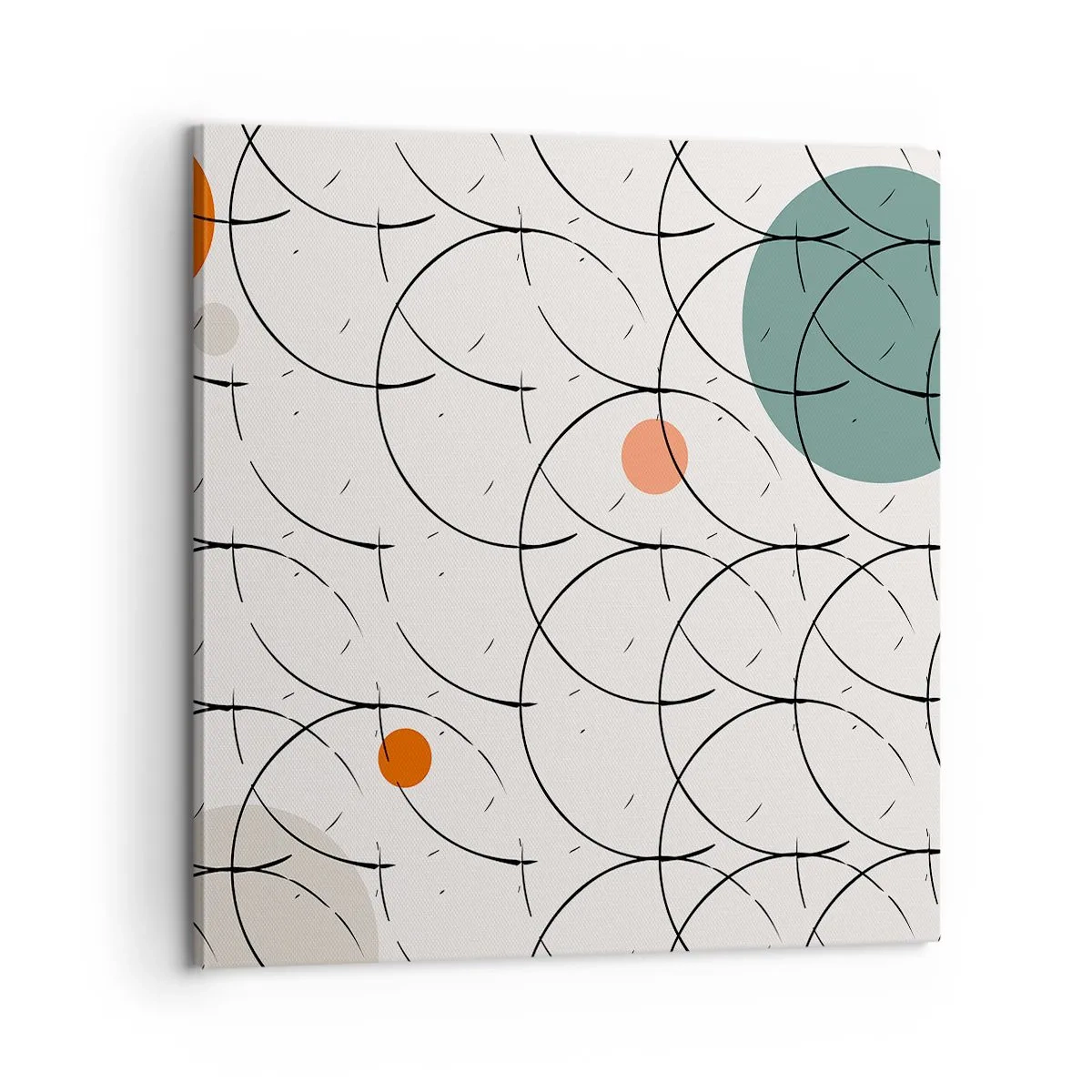 Bild auf Leinwand - Leinwandbild - Im Pop-Art-Geist - 60x60 cm