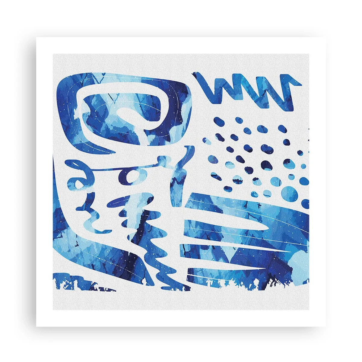 Poster - Zurück zu den Wurzeln - 60x60 cm