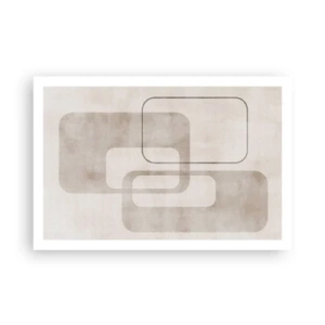 Poster - Geometrische Fuge - 91x61 cm