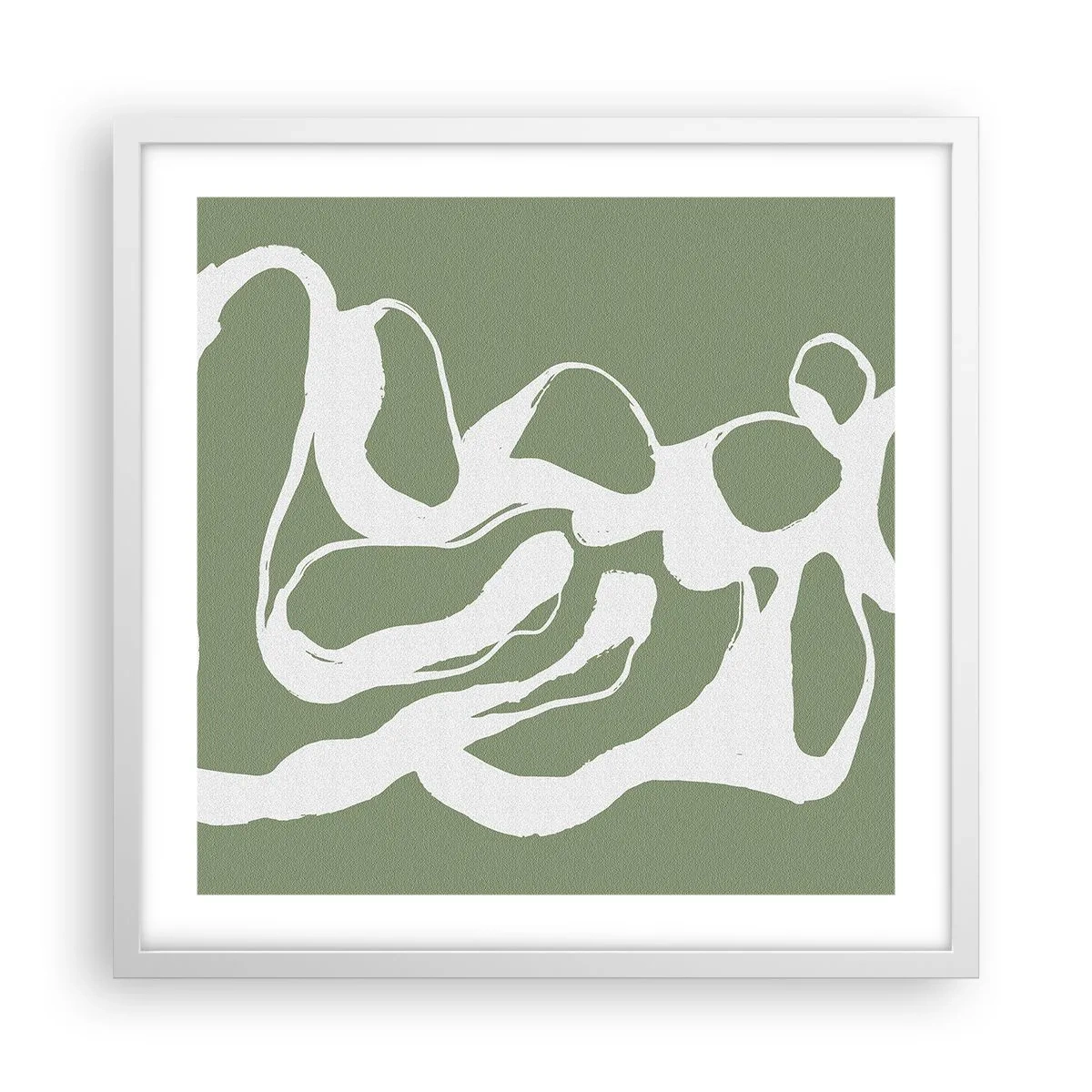 Poster in einem weißen Rahmen - Ruf des Weltraums - 50x50 cm