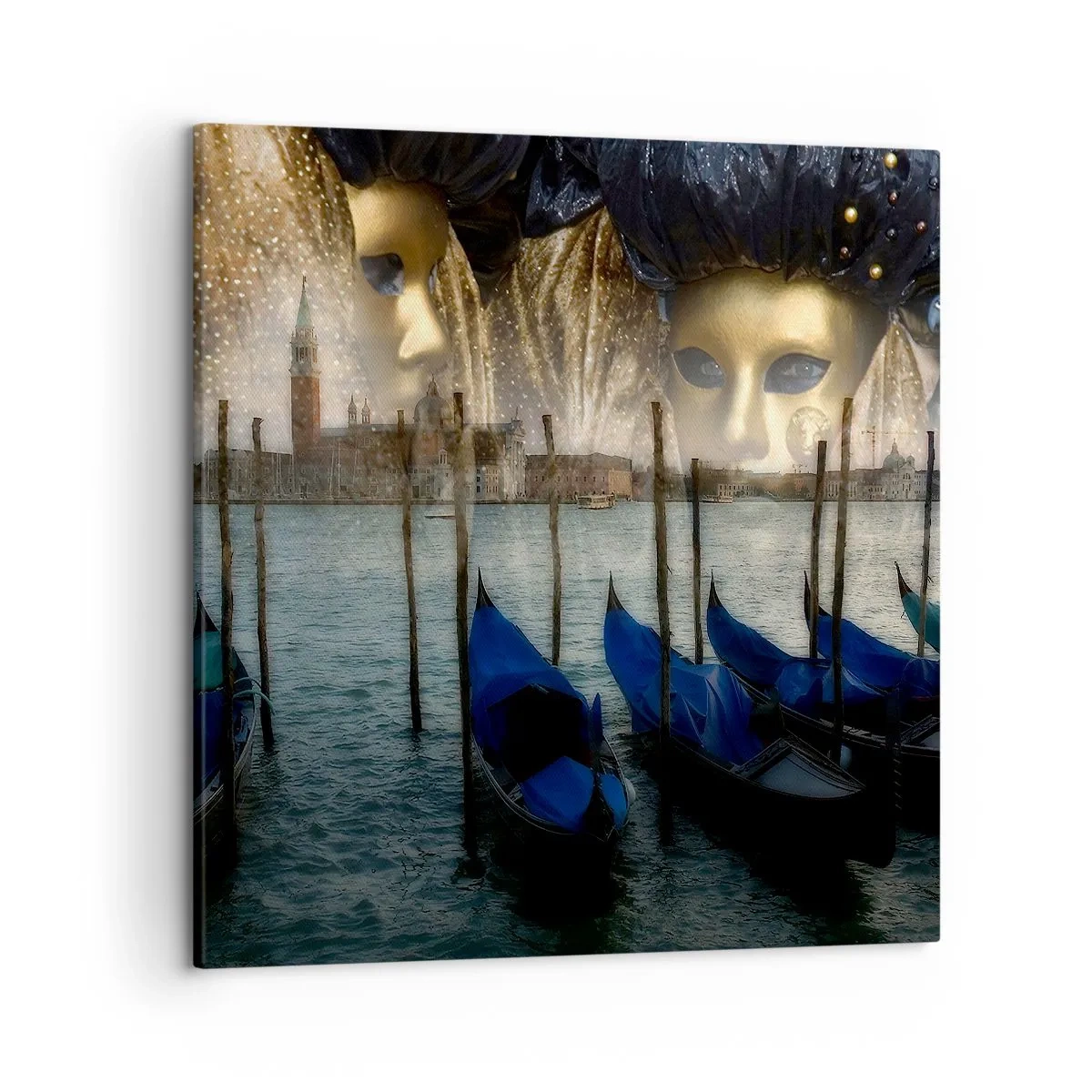 Bild auf Leinwand - Leinwandbild - Es ist Zeit, den Karneval zu starten - 50x50 cm