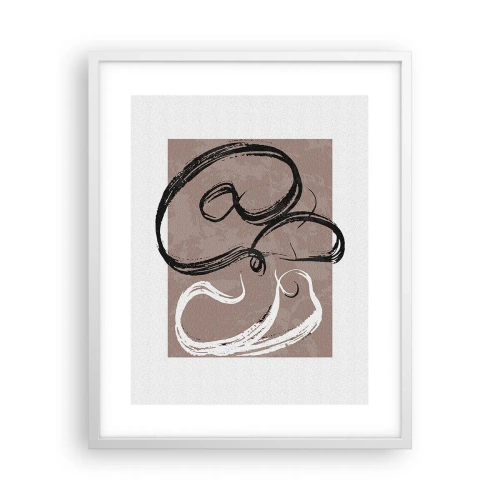 Poster in einem weißen Rahmen - Komposition – die Suche nach Fülle - 40x50 cm