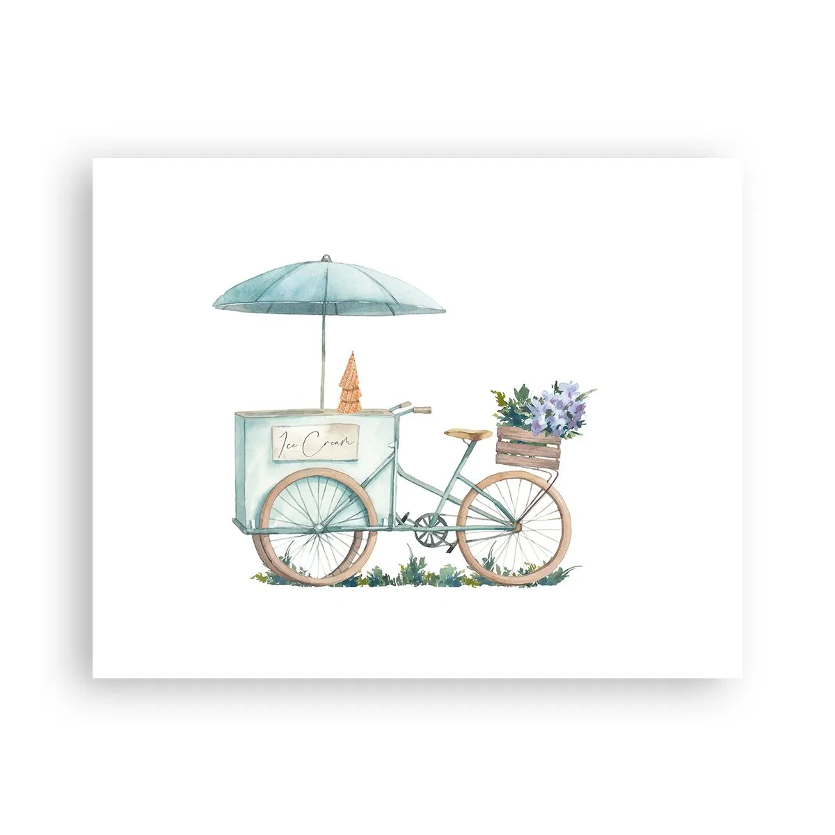 Poster - Süße Erinnerung an den Sommer - 50x40 cm