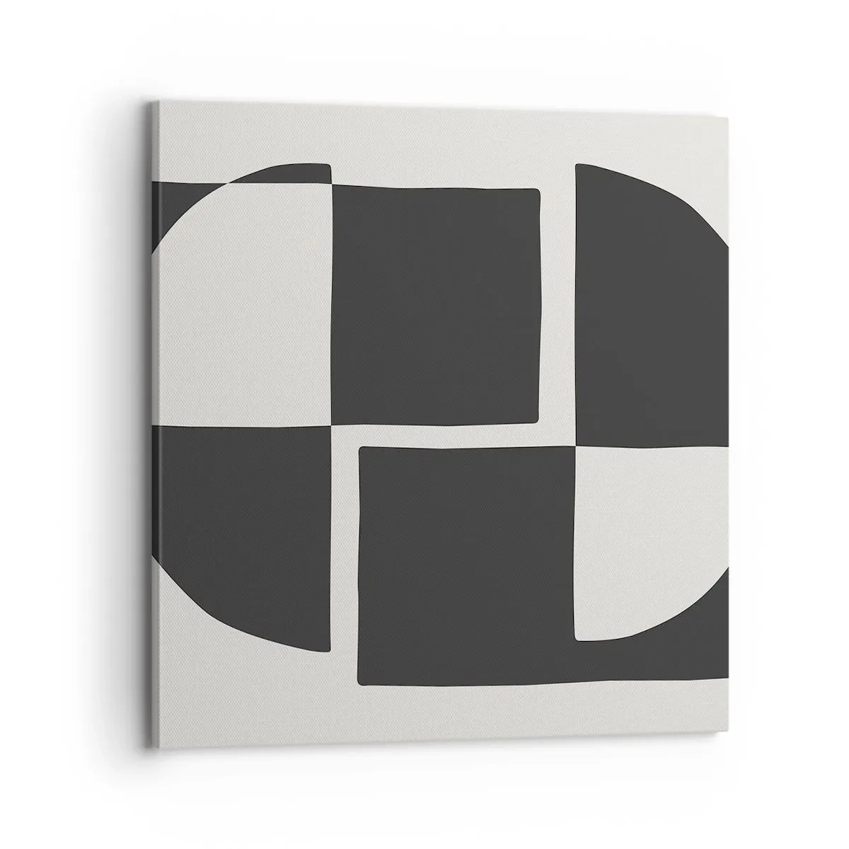 Bild auf Leinwand - Leinwandbild - Antithese - Synthese - 70x70 cm