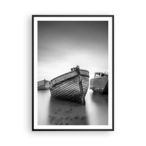 Poster in einem schwarzem Rahmen - Nur Erinnerungen ... - 70x100 cm