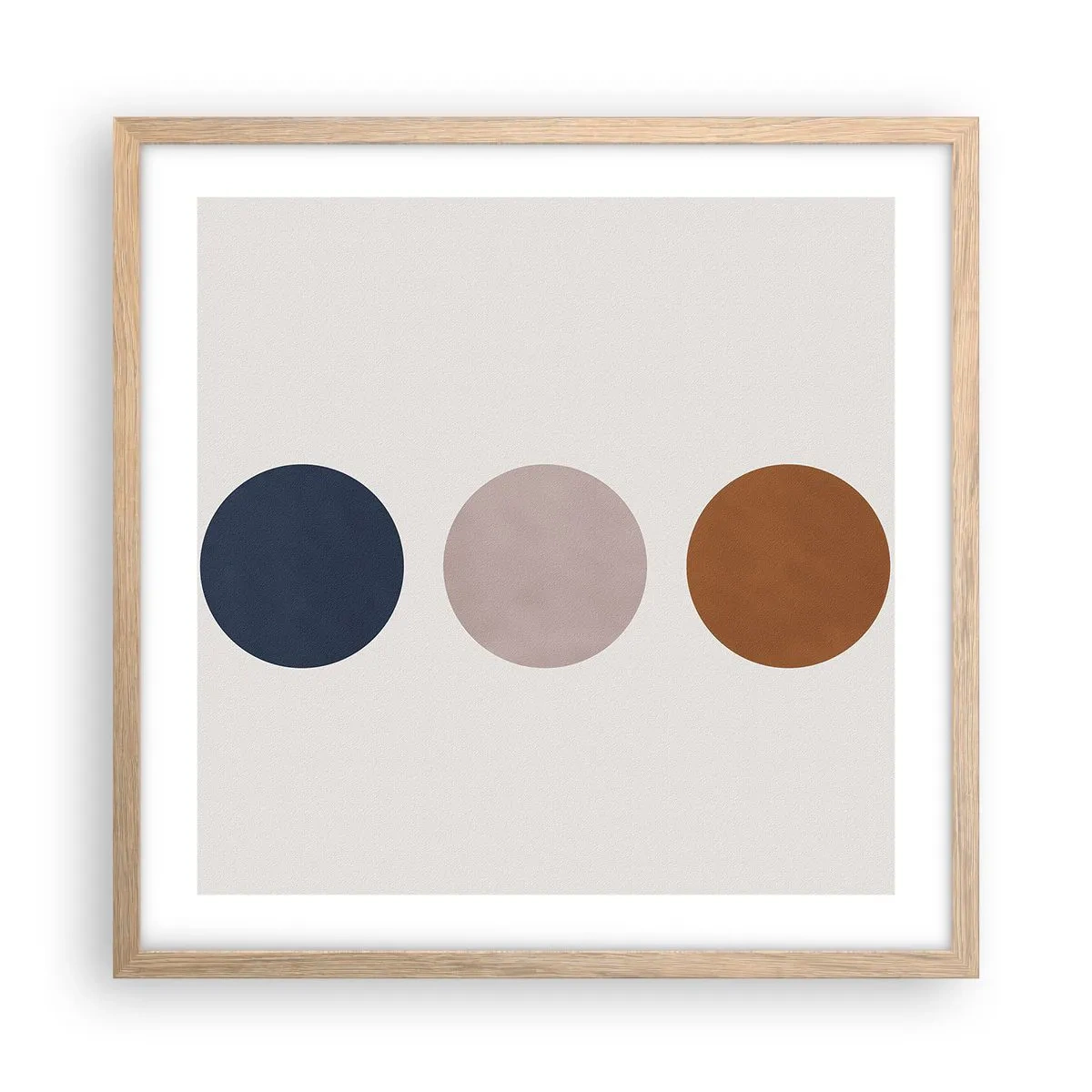 Poster in einem Rahmen aus heller Eiche - Ein Symbol für Exzellenz - 50x50 cm