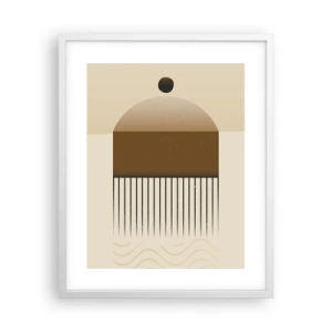 Poster in einem weißen Rahmen - Verschiedene Staaten - 40x50 cm