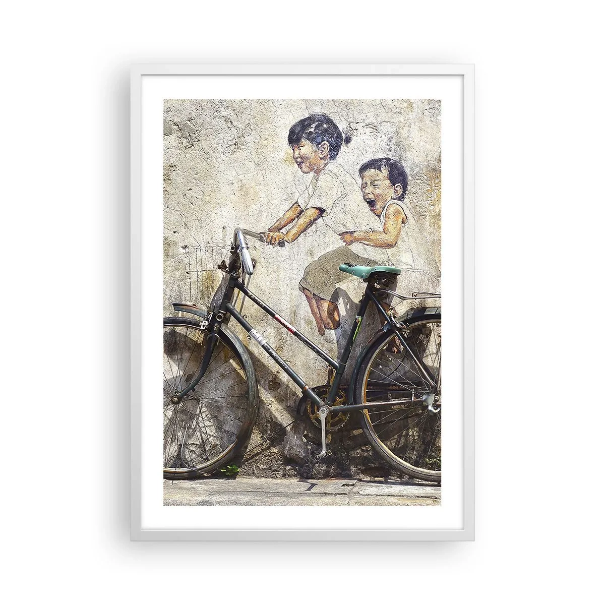Poster in einem weißen Rahmen - Richtig oder falsch? - 50x70 cm