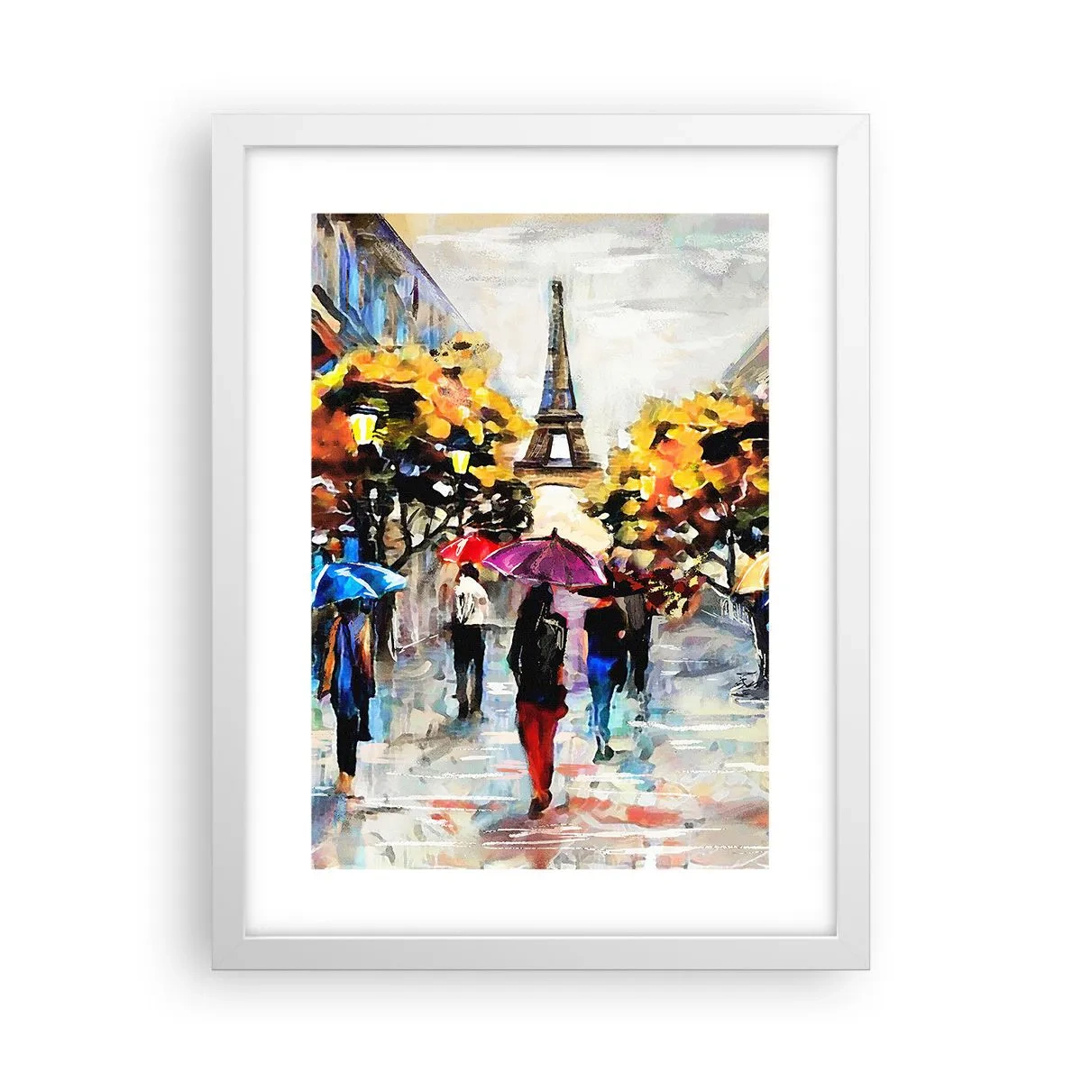 Poster in einem weißen Rahmen - Besonders schön im Herbst - 30x40 cm