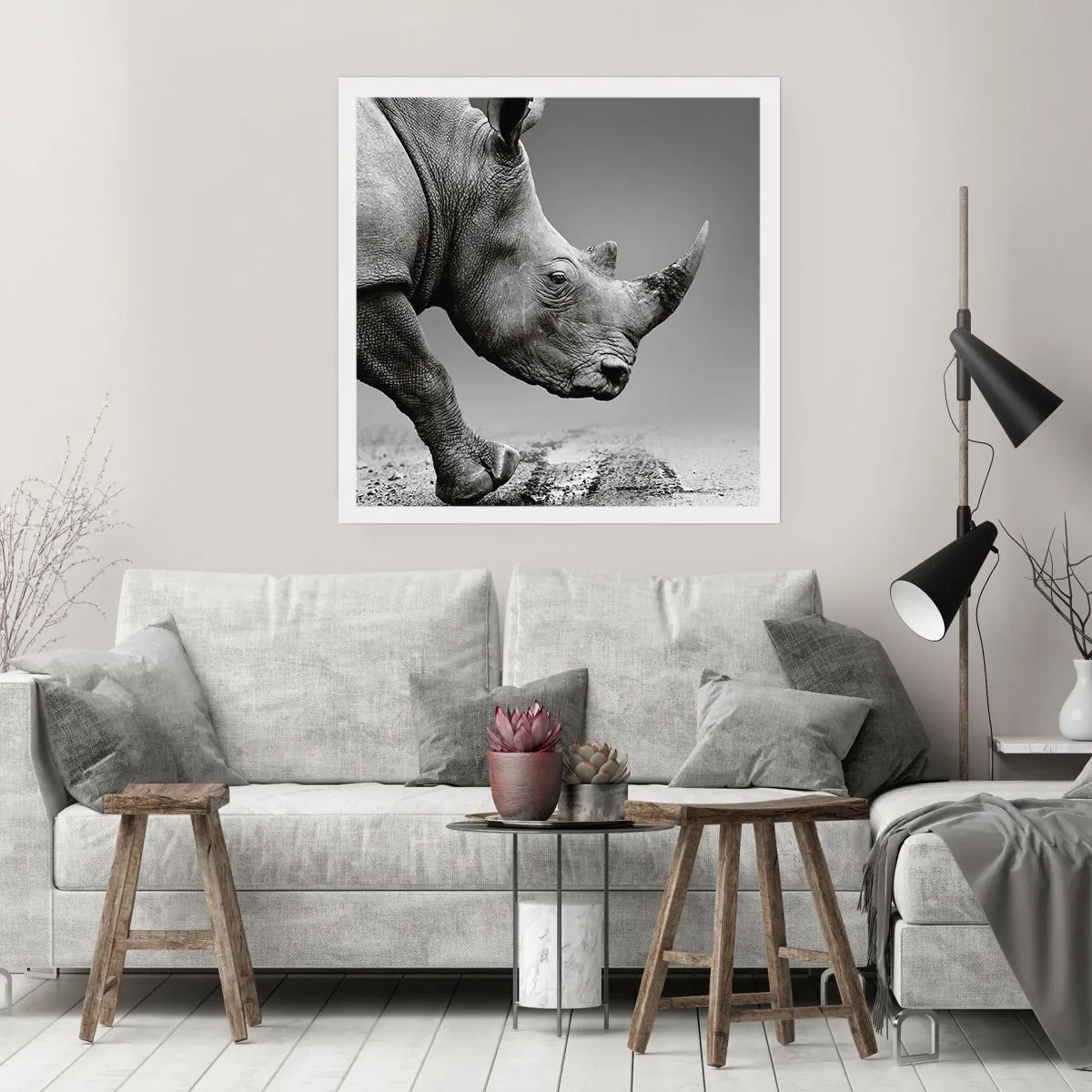 Poster - Unaufhaltsame Stärke - 40x40 cm