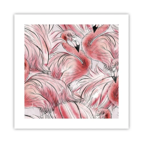 Poster - Bird Corps de Ballet - 40x40 cm