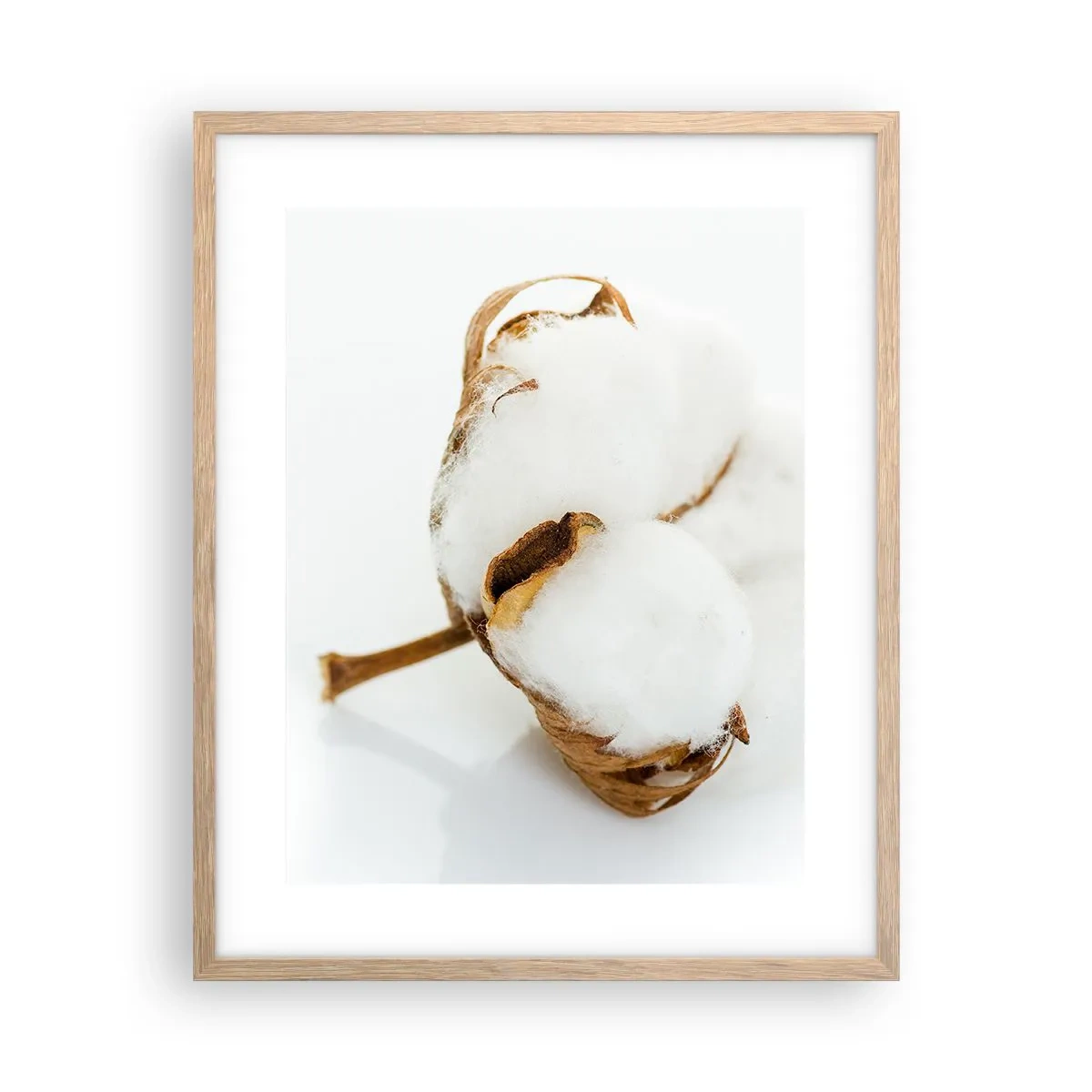 Poster in einem Rahmen aus heller Eiche - Von Natur aus weich - 40x50 cm