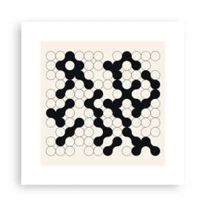 Poster - Chinesisches Spiel – Variation - 30x30 cm