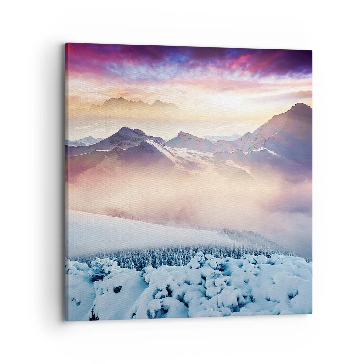 Bild auf Leinwand - Leinwandbild - Die Kraft und Reinheit der Natur - 70x70 cm