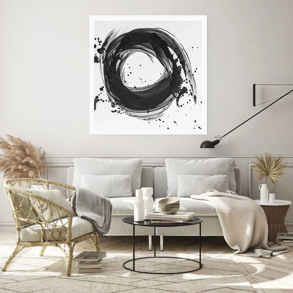 Poster - Der Wirbel der Schöpfung - 30x30 cm