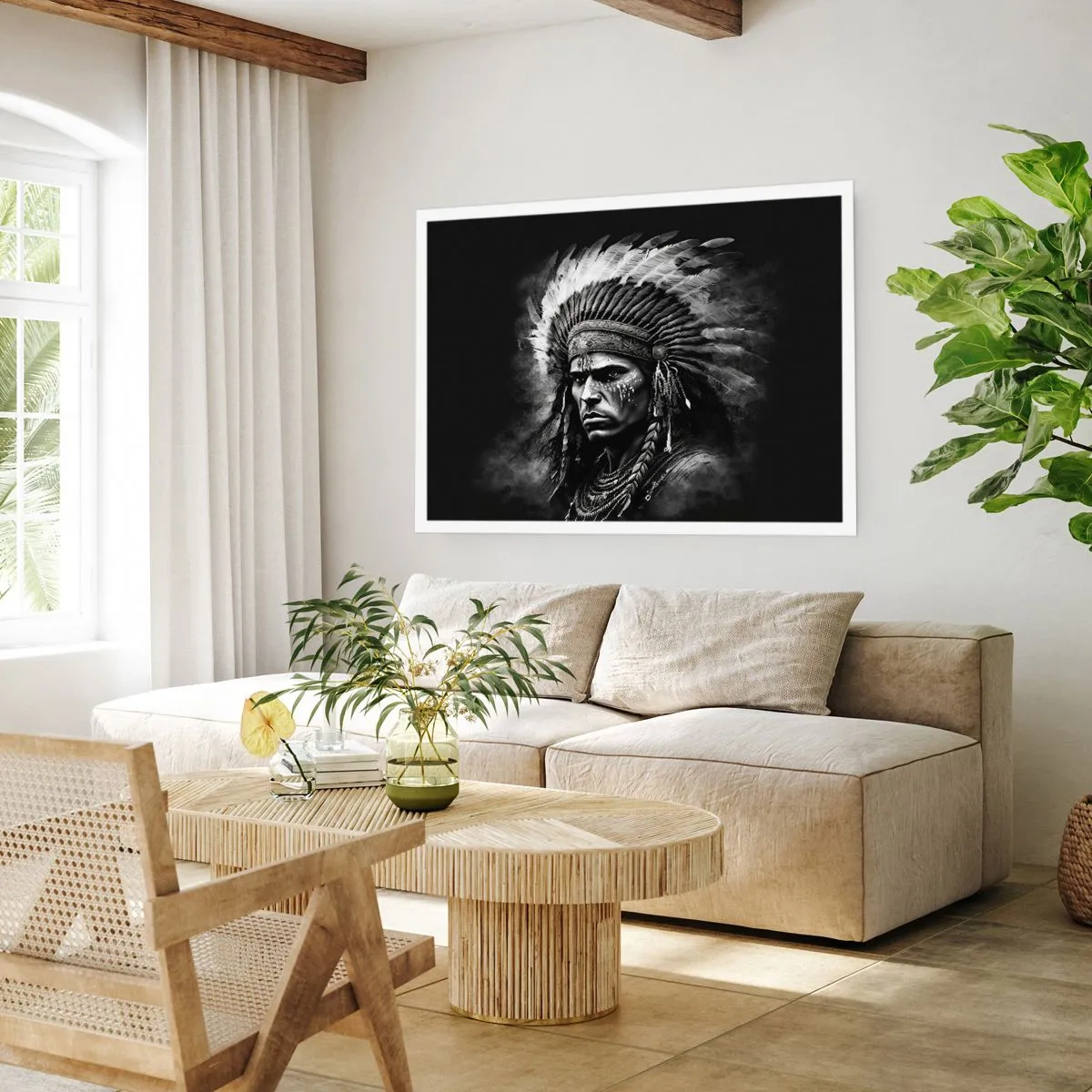 Poster - Anführer und Krieger - 50x40 cm