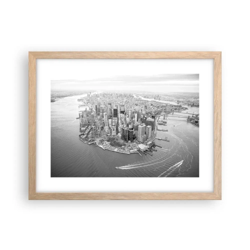 Poster in einem Rahmen aus heller Eiche - Und wie kann es man nicht lieben? - 40x30 cm