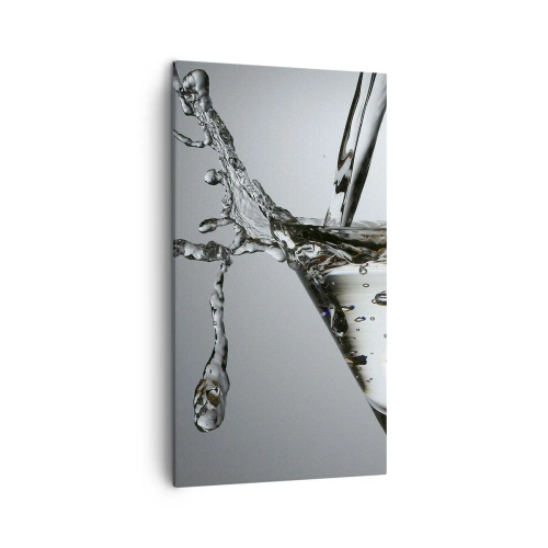 Bild auf Leinwand - Leinwandbild - Am Rand der Tasse - 45x80 cm