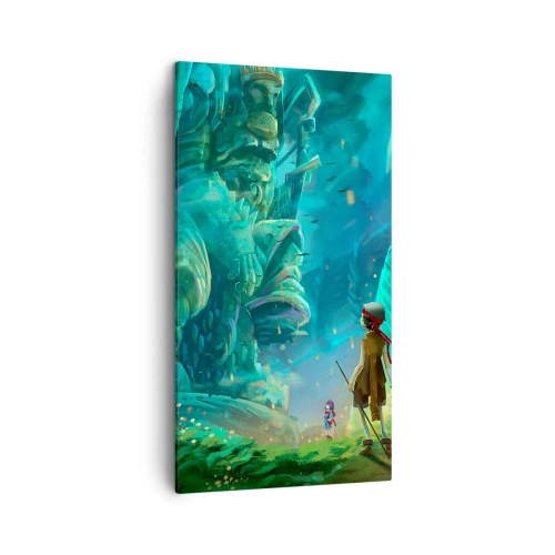 Bild auf Leinwand - Leinwandbild - Aus dem großen Märchenbuch - 45x80 cm